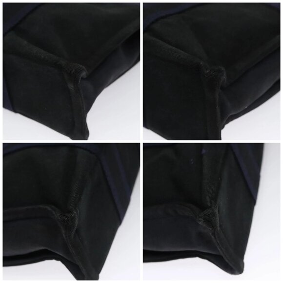 HERMES Fourre Tout PM Tote Bag Canvas Black Navy Auth - Picture 16 of 16